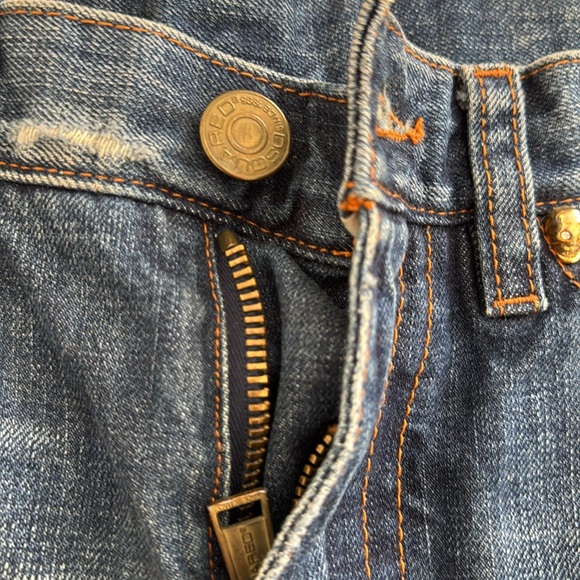 D squared crop wide leg jeans with gold skull detailing! - Picture 2 of 5